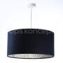 LAMPA WISZĄCA GRANATOWA WELUROWA Z MOZAIKOWYM WNĘTRZEM