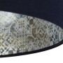 LAMPA WISZĄCA GRANATOWA WELUROWA Z MOZAIKOWYM WNĘTRZEM