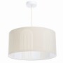 Okrągła jasna lampa do domu, w stylu Japandi