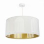 Okrągła jasna lampa do domu, w stylu Japandi