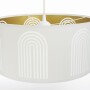 Okrągła jasna lampa do domu, w stylu Japandi