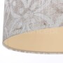 LAMPA WISZĄCA PORTLAND SOFER TAN  SZARY OKRĄGŁY ABAŻUR