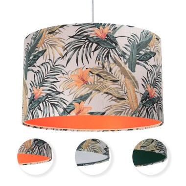 KOLOROWA LAMPA WISZĄCA PORTLAND POWER W KWIATY