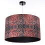 CZERWONO - CZARNA LAMPA WISZĄCA PORTLAND ORTO