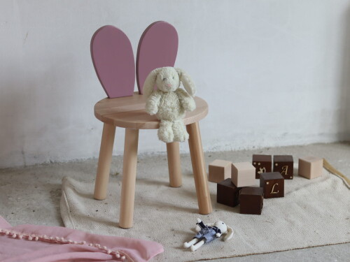 Drewniane krzesełko mini bunny
