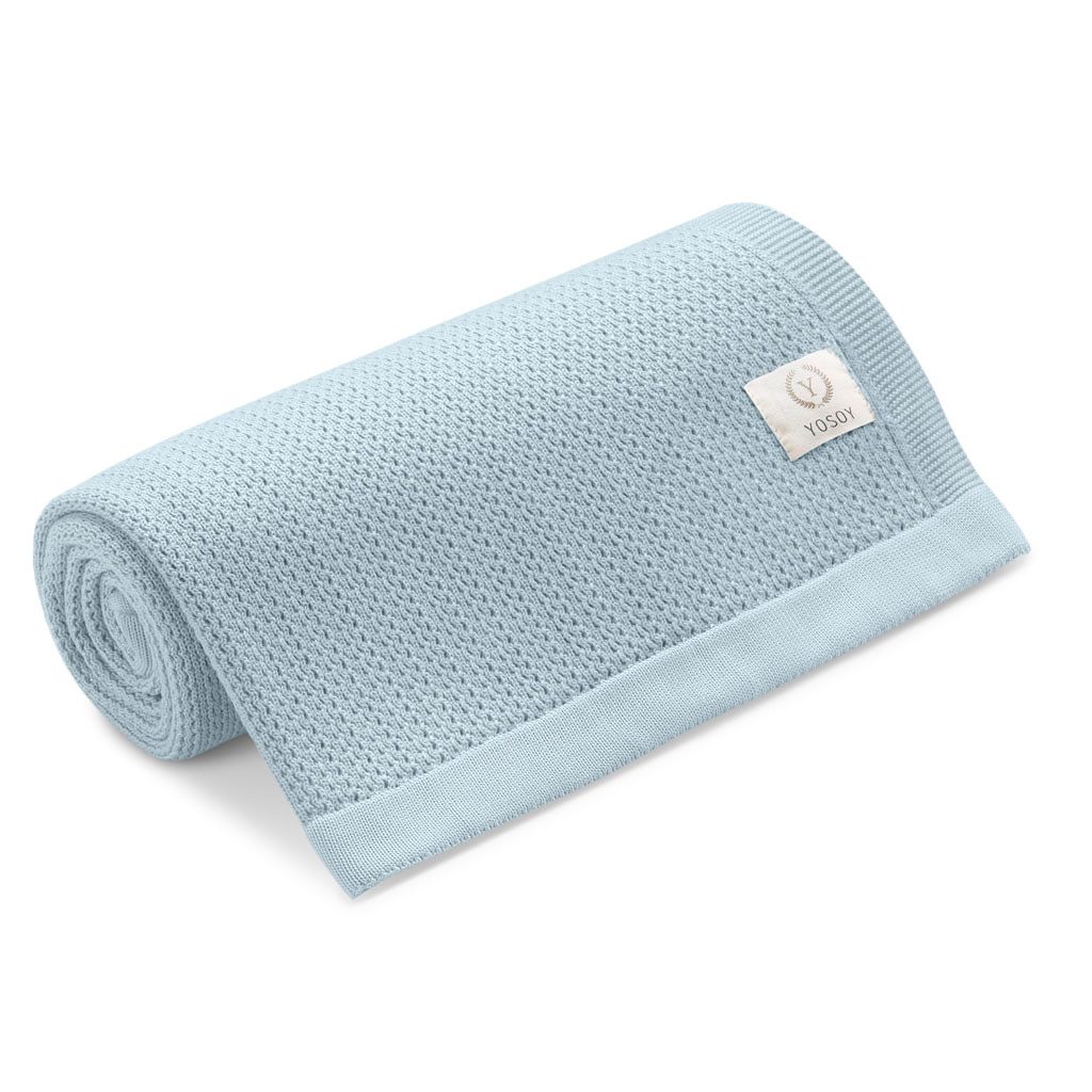 Koc bambusowy CROWN blue