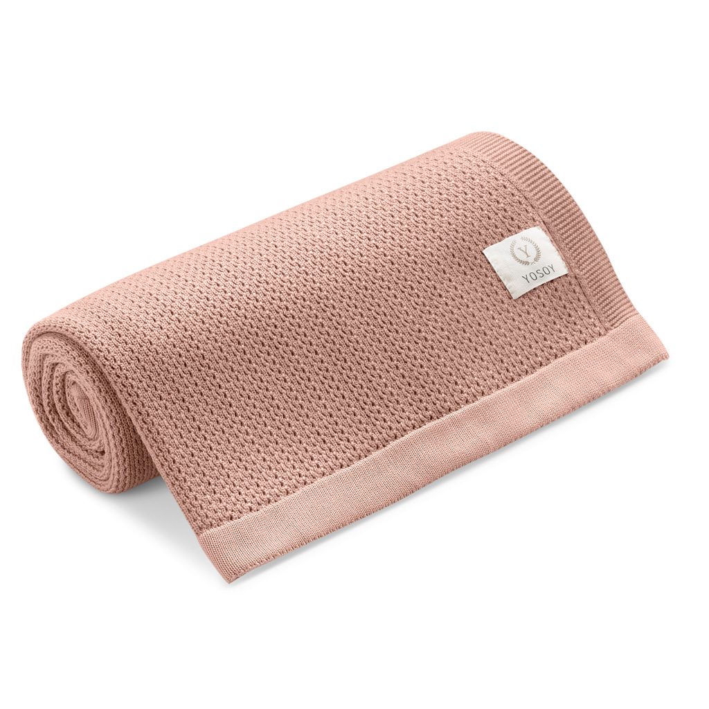 Koc bambusowy CROWN sunrise pink