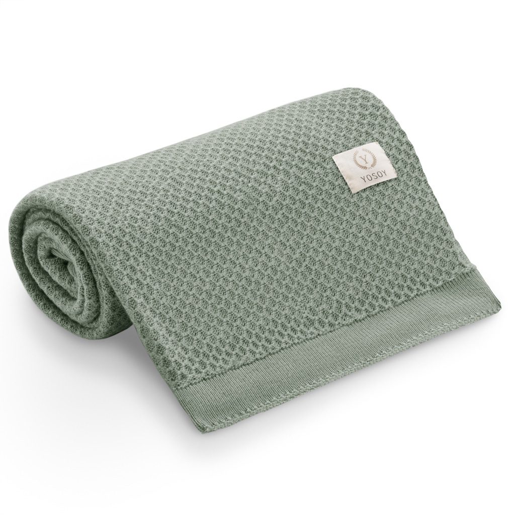 Koc bambusowy CLOVER olive