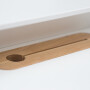 Biurko ASHME Jesionowe 110x56x75cm - Białe