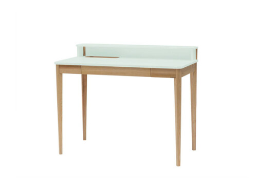 Biurko ASHME Jesionowe 110x56x75cm – Ulotny Miętowy