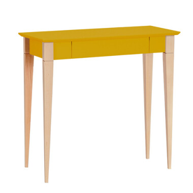 Biurko MIMO 85x40cm Żółty (Ciemna Cytryna)