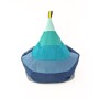Puf TIPI OCEAN patchwork- solidny puf do pokoju zabaw, do pokoju dziecka, do szkoły lub gabinetu