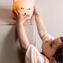 Bezpieczna miękka silikonowa lampka nocna dla małego dziecka- różowy kotek