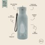 Szara Butelka bidon ze stali nierdzewnej 500 ml - Rekin Trixie Baby