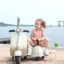 Stylowy retro skuter elektryczny dla dzieci Vespa- beżowa