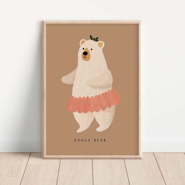 Pastelowy plakat na ścianę do pokoju dziecka