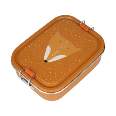 Mały stalowy lunch box - Lis Trixie Baby