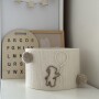 Lampa wisząca BOHO z misiem ze sznurka trzymającym balonik – dekoracja do pokoju dziecka