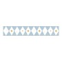 Border ścienny Diamonds with Stars – pas dekoracyjny w romby z gwiazdkami do pokoju dziecka
