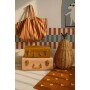 Border ścienny Stripes Nostalgia Beige Red – pas dekoracyjny w beżowo-czerwone paski do pokoju dziecka