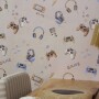 Tapeta na ścianę beżowa w gry słuchawki i napisy game- gaming