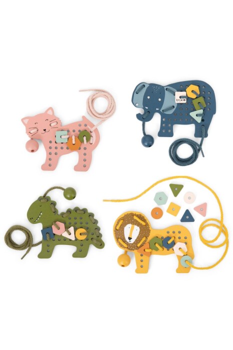 Urocza drewniana przeplatanka to idealna zabawa dla małych rączek. Zabawka wykonana jest z najwyższej jakości drewna bukowego i sklejki z certyfikatem FSC®