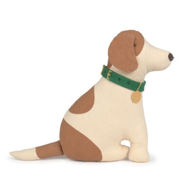 Poduszka w kształcie psa- Cooper Beagle, w kolorze kremowo- brązowym