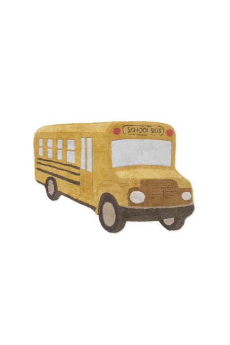 zmywalny dywan autobus szkolny Lorena Canals w żółtym kolorze