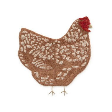 dywan w kształcie kury Lorena Canals