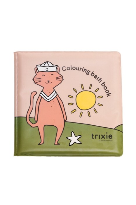 Kąpielowa książeczka do kolorowania Trixie Baby – Kot i przyjaciele, okładka