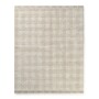 Bawełniany dywan Vichy Ivory w kratę vichy z frędzlami w pokoju dziecka
