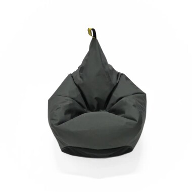 Grafitowa, antracytowa pufa, worek TiPi, sako, ciemnoszary