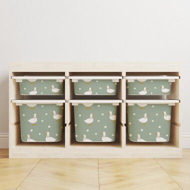 Naklejki na pojemniki TROFAST IKEA w gąski