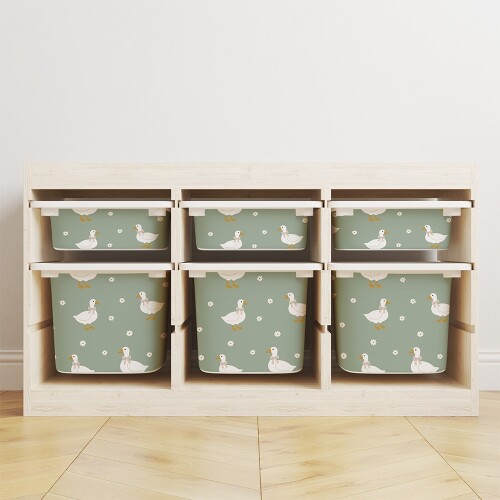 Naklejki na pojemniki TROFAST IKEA w gąski