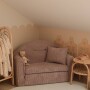 sofa dziecięca, sztruks, personalizowana, meble dziecięce, pokój dziecka, prezent dla dziecka