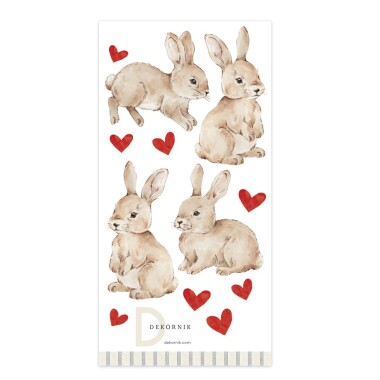 Naklejki na ścianę Króliczki