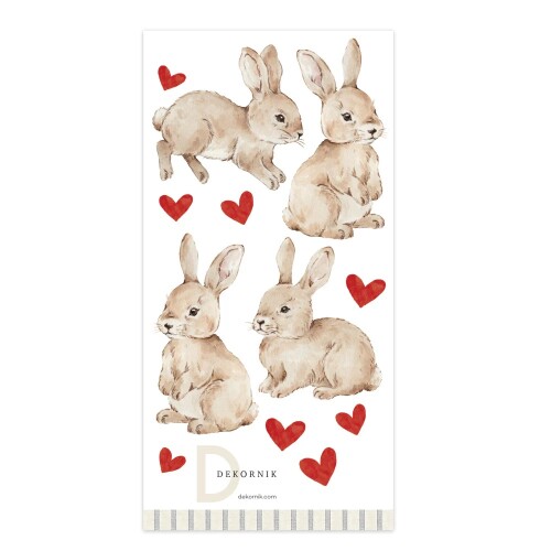 Naklejki na ścianę Króliczki