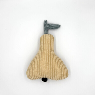 Poduszka dekoracyjna gruszka dla dziecka Pear sztruksowa miękka