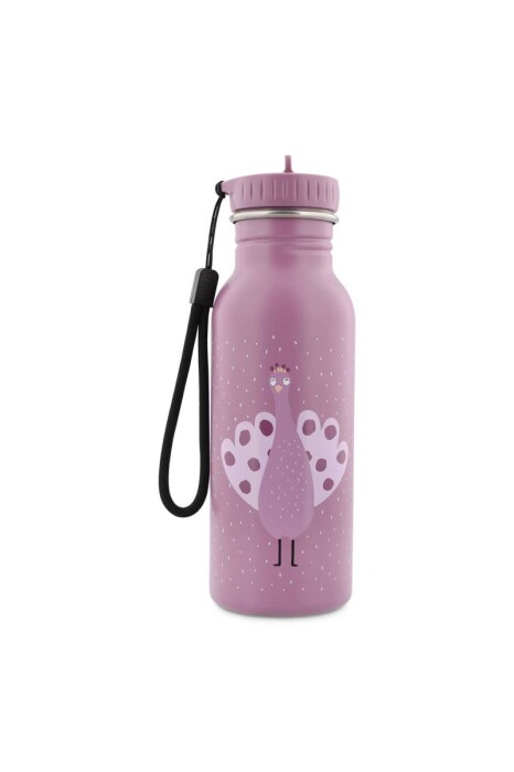 fioletowy bidon dziecięcy paw trixie baby stal nierdzewna 500 ml