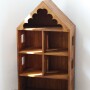 Duży drewniany domek dla lalek Alva handmade