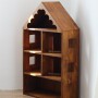 Duży drewniany domek dla lalek Alva handmade