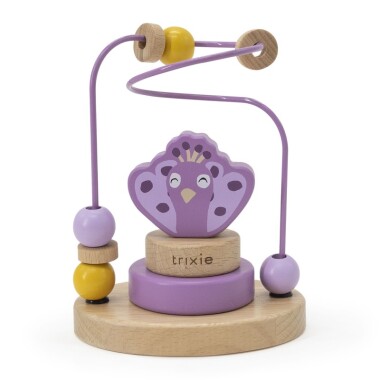 Fioletowa zabawka edukacyjna dla niemowlaka- paw