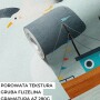 Tapeta dla dzieci Latarnia Morska z łódkami, wielorybem, mewami i morskim krajobrazem do pokoju dziecka
