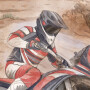 Tapeta mural dla dzieci z samochodem terenowym, quadem i motocrossem do pokoju chłopca