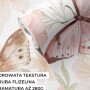 Struktura tapety w motylki z bliska