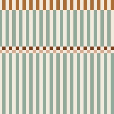 Stripes Nostalgia Green Vintage Tapeta